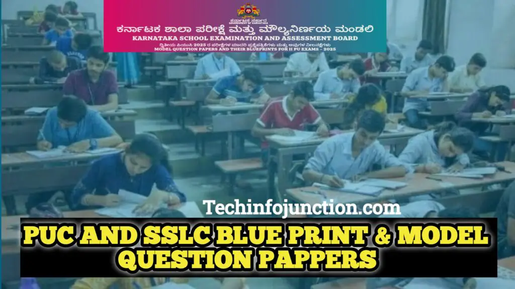 SSLC and Puc Model Question Papers