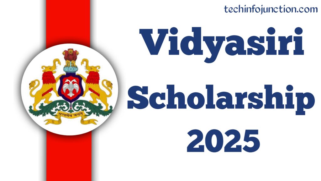 Vidyasiri Scholarship 2025